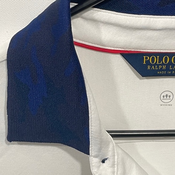 Ralph Lauren Polo Golf Mens White Pro‎ Fit S/S Polo Size L Galloway - Picture 3 of 9